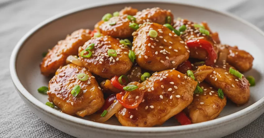Frango adocicado