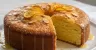 Bolo de fubá, amêndoa e laranja