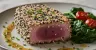 Atum com crosta de gergelim
