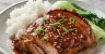 Paleta de porco com molho teriyaki